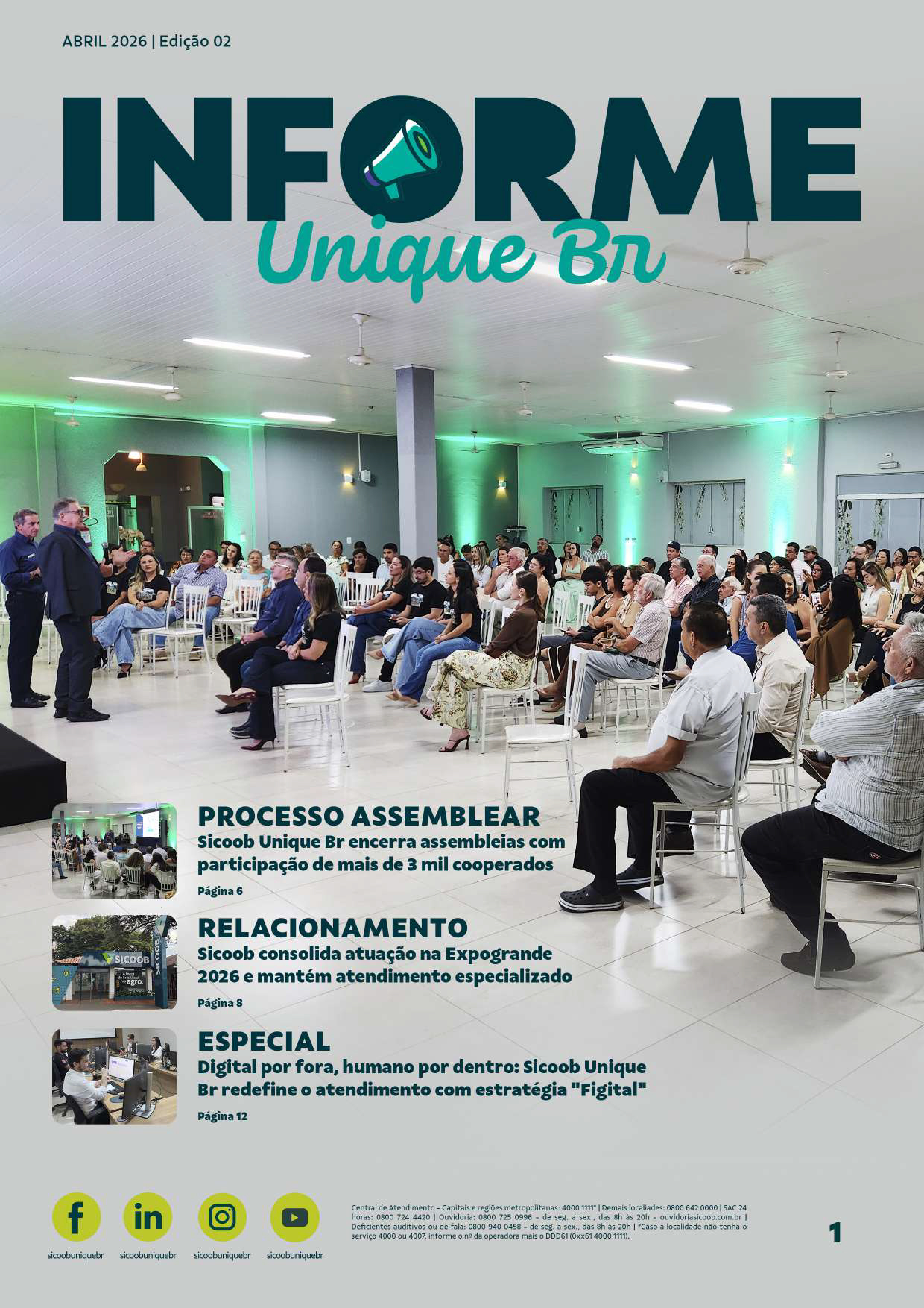 Capa de Informe Unique Br 2ª Edição