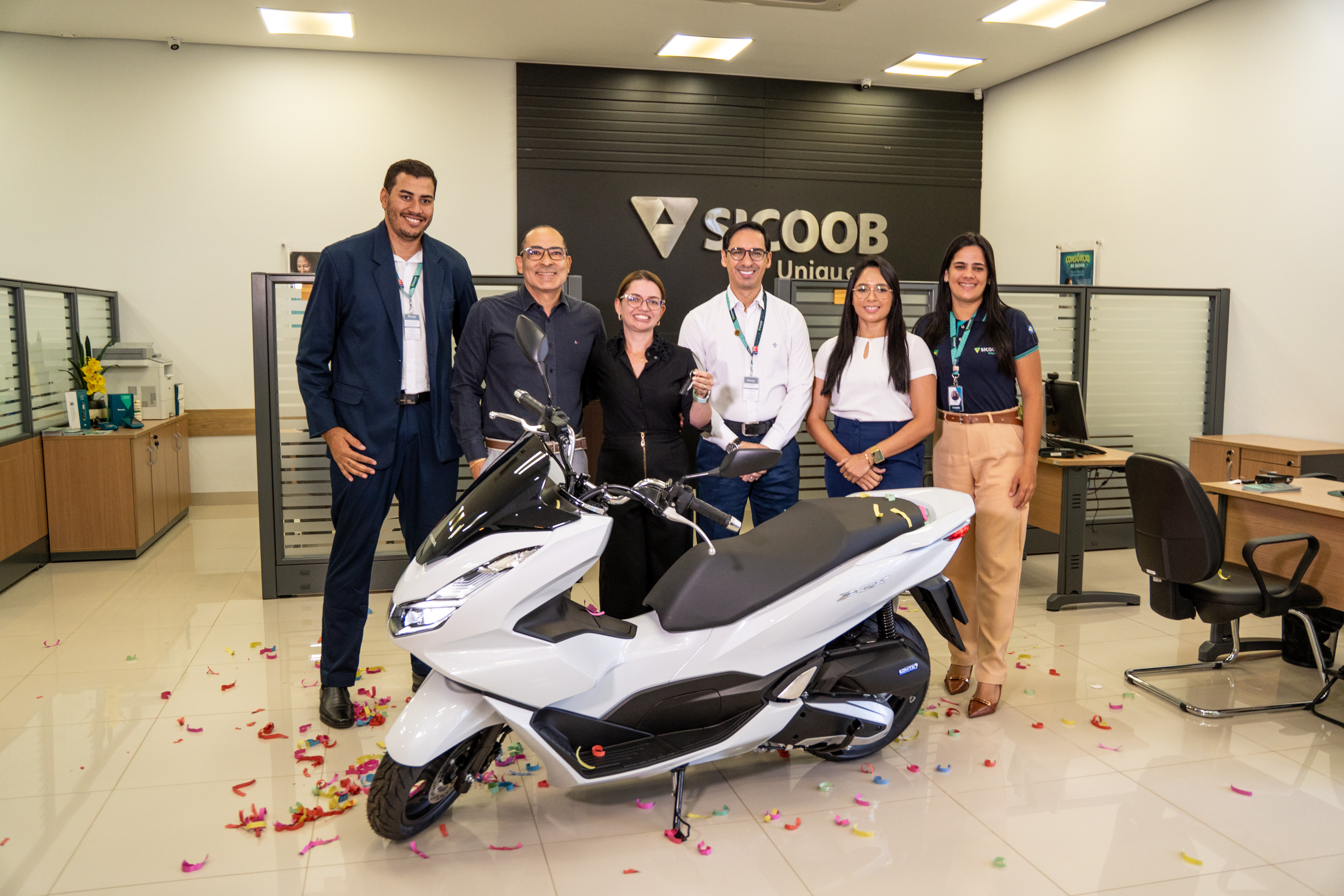 Ganhadora da Moto Honda PCX em Lucas do Rio Verde - MT