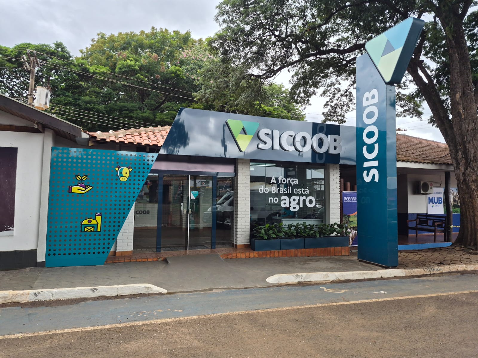 Fachada espaço Sicoob Acrissul