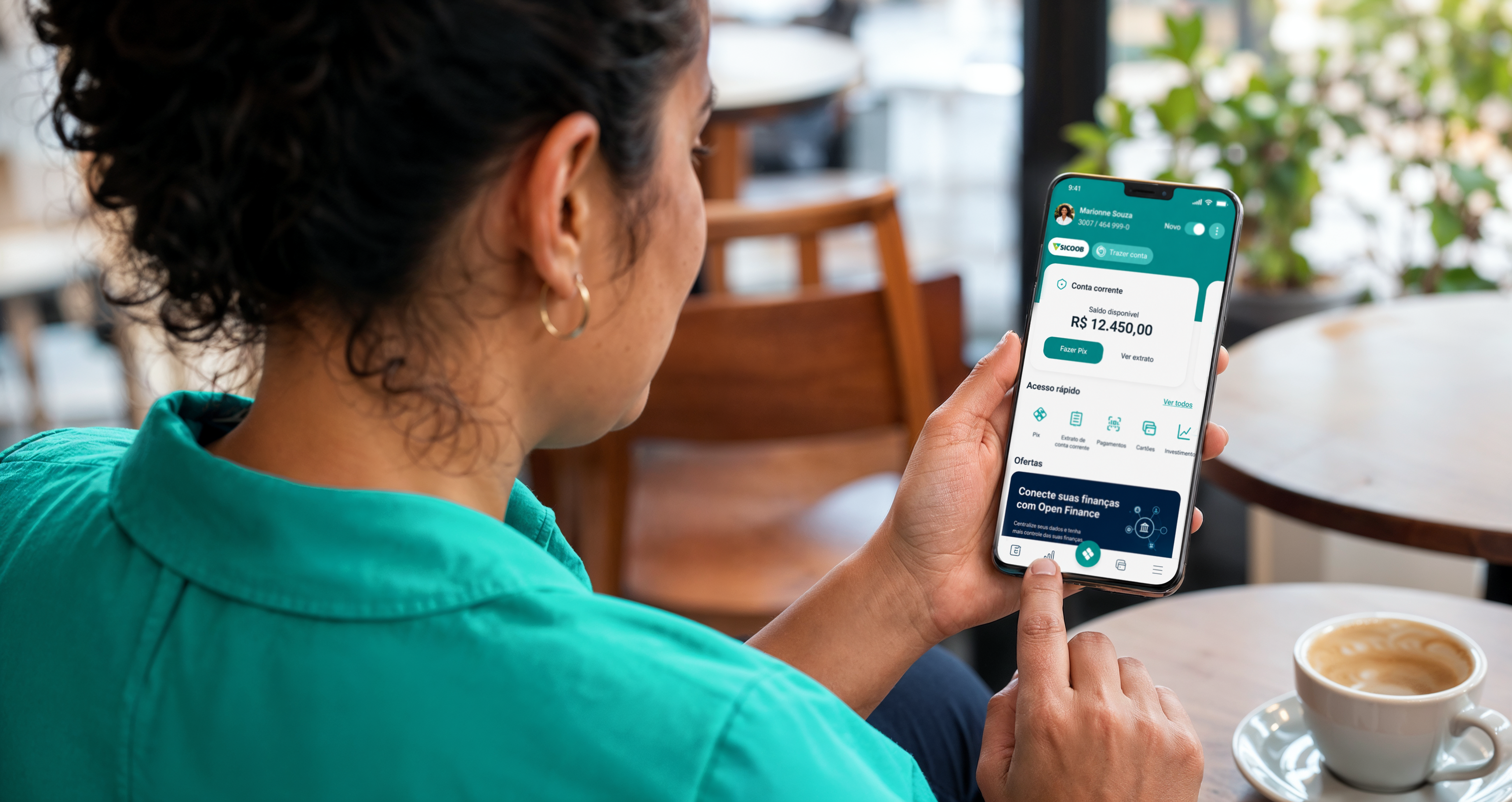 Nova versão do app Sicoob incorpora IA e open finance