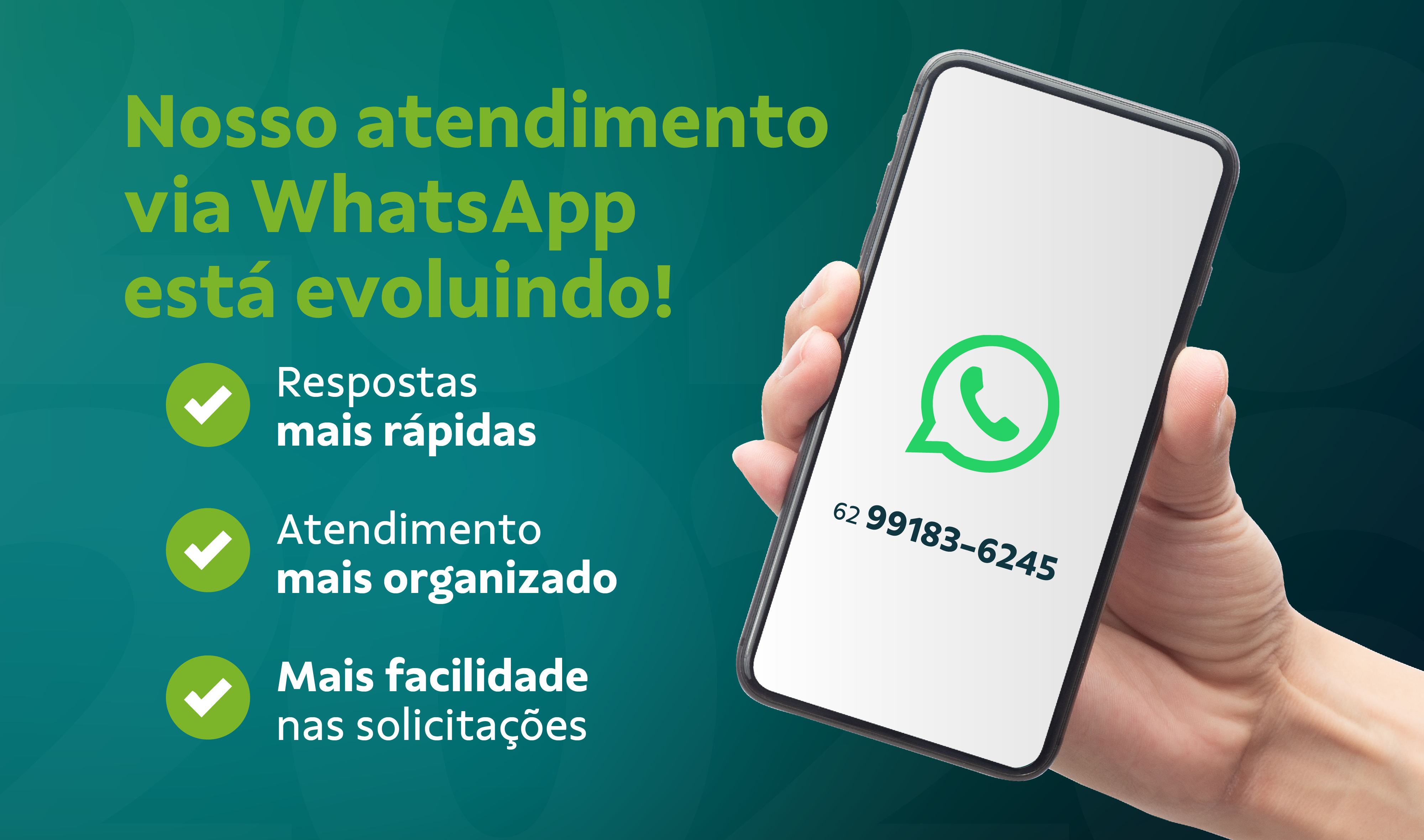 Mais agilidade e organização no atendimento aos nossos cooperados! 