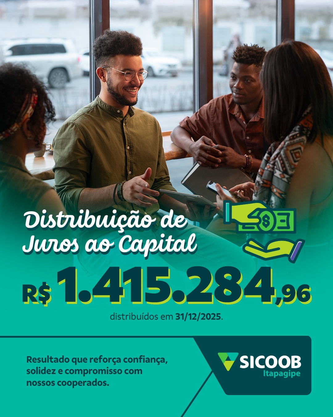 Juros ao capital distribuídos em 31 de dezembro de 2025