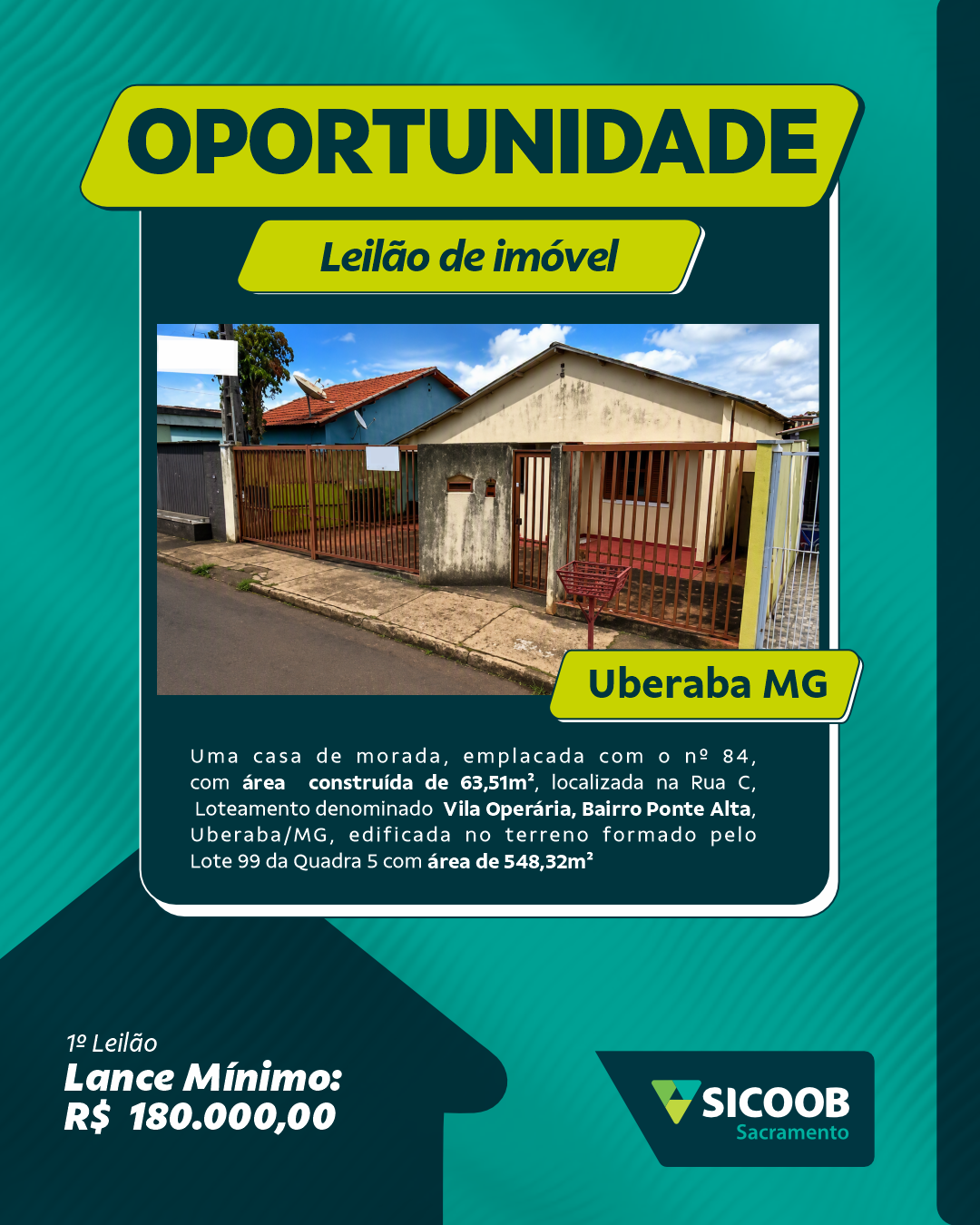 Edital de Leilão - Uberaba MG