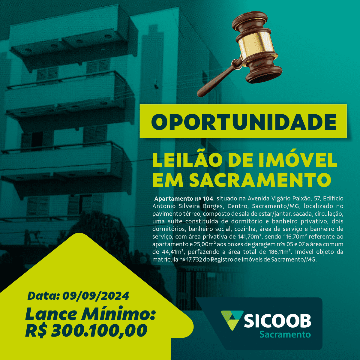 Edital Leilão de Imóvel 