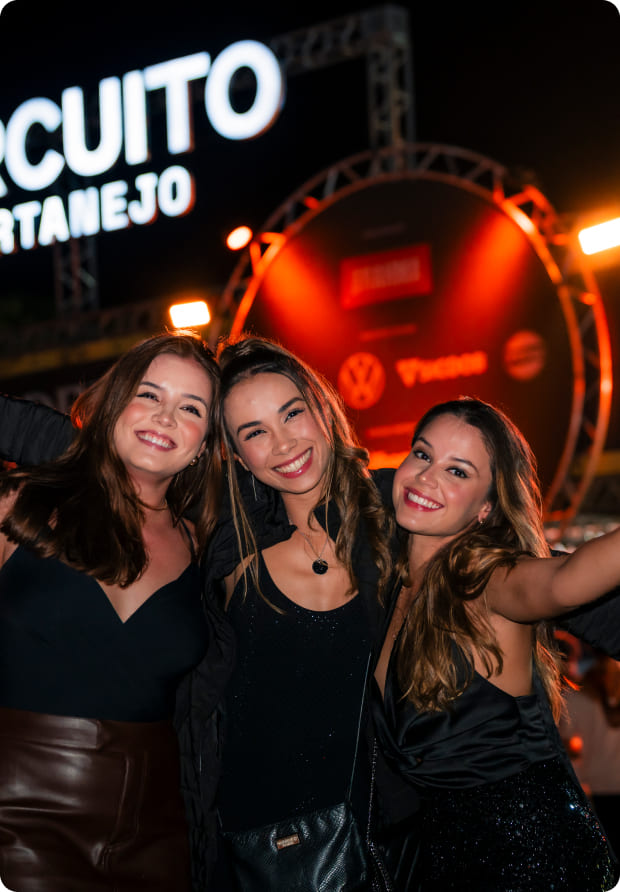 Celebração no evento