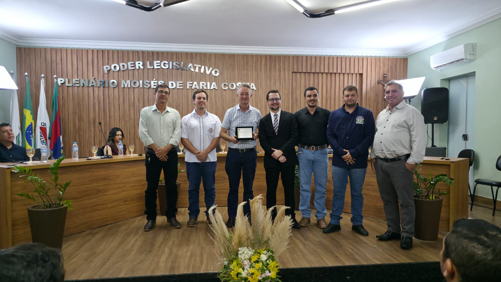 Solenidade na Câmara Municipal de São Roque de Minas 