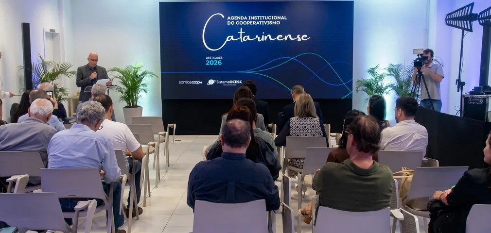 Lançamento da Agenda Institucional do Cooperativismo Catarinense, uma realização da Ocesc