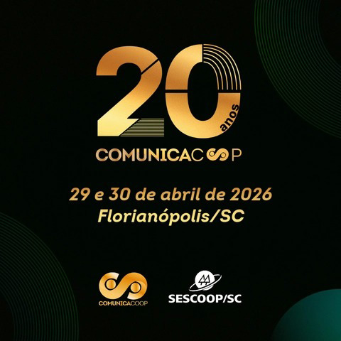 Cartaz dos 20 anos do ComunicaCoop
