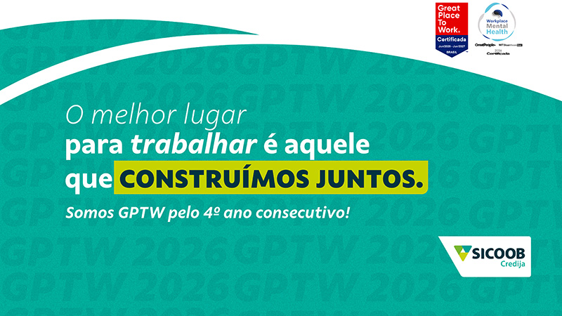 Imagem comemorativa da conquista do GPTW pelo quarto ano consecutivo