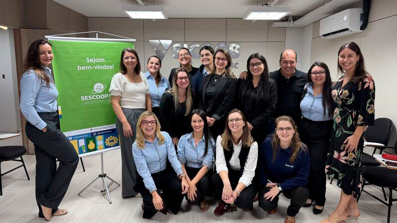 Equipe que participou do curso da Academia de Líderes