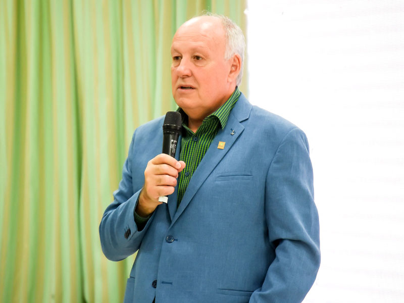 Foto de Edemar Fronchetti, presidente do Sicoob São Miguel