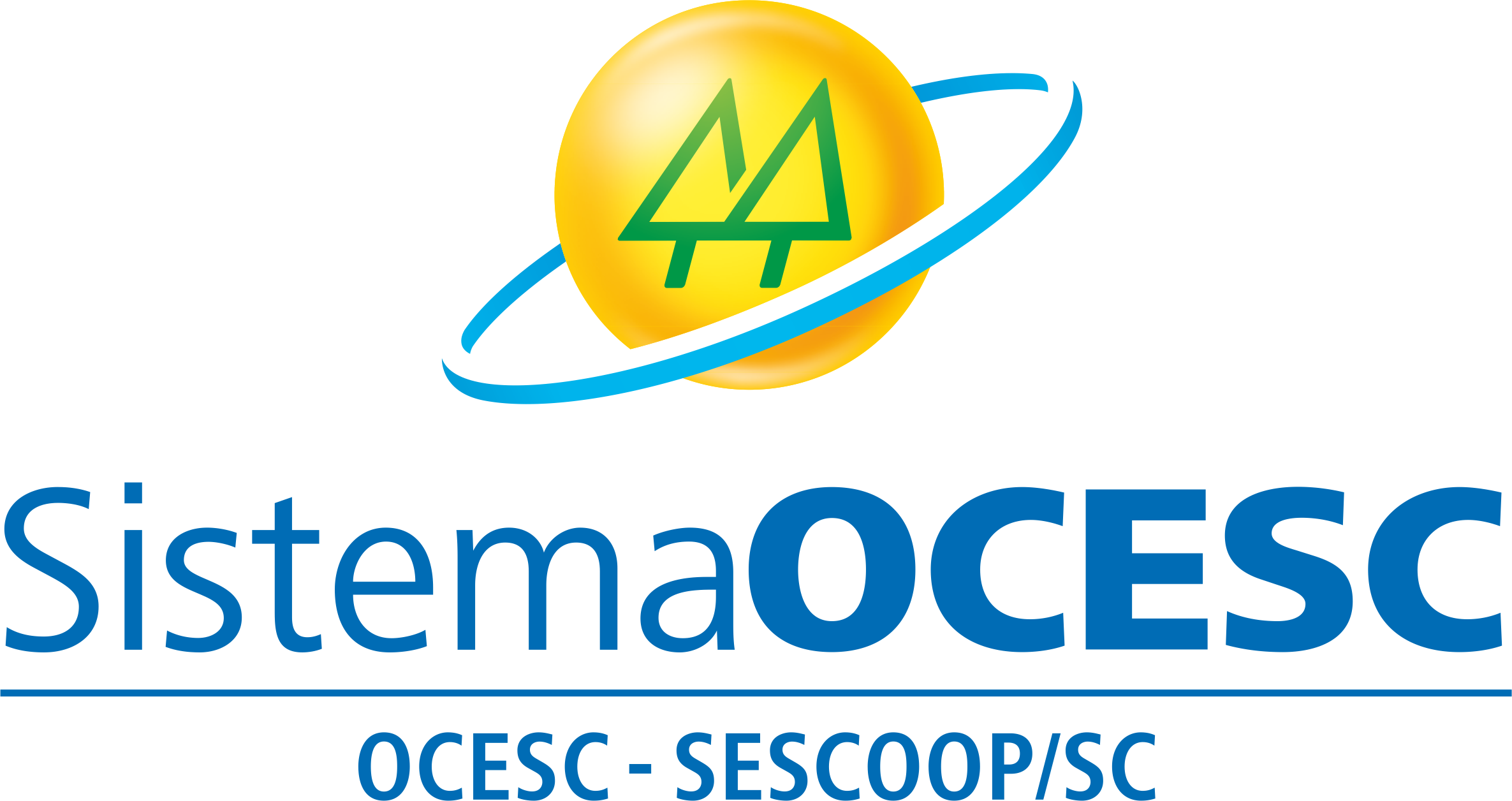 Logotipo do Sistema Ocesc - Sescoop/SC