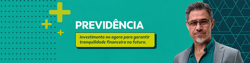 Banner sobre previdência do Sicoob