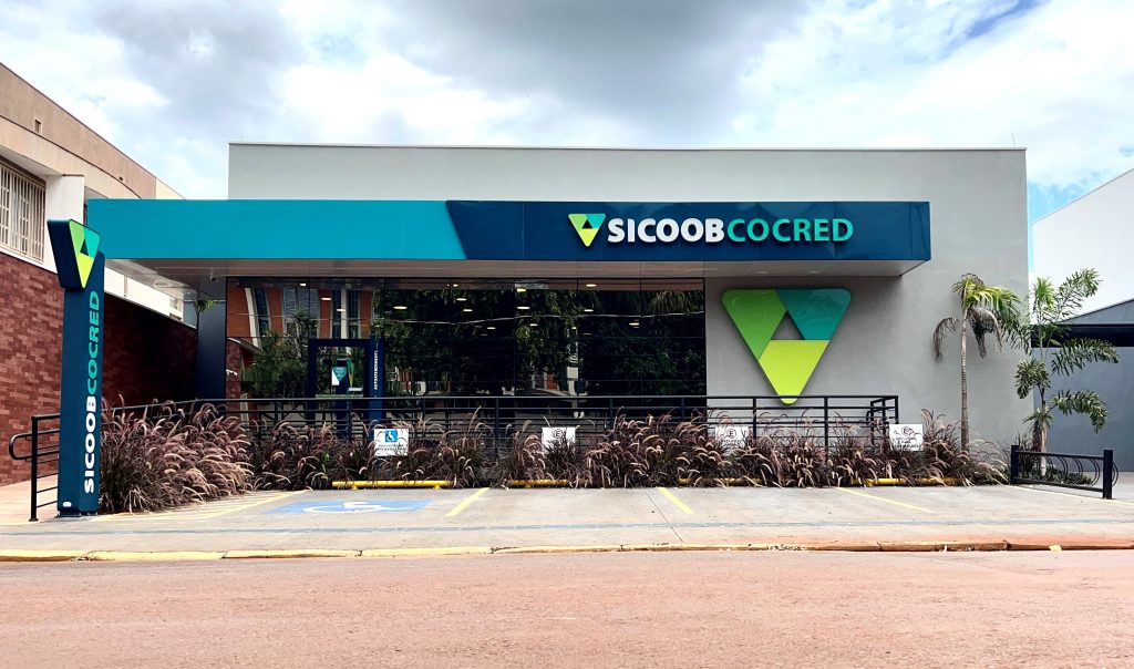 Fachada da nova agência, localizada no Centro de Guaíra