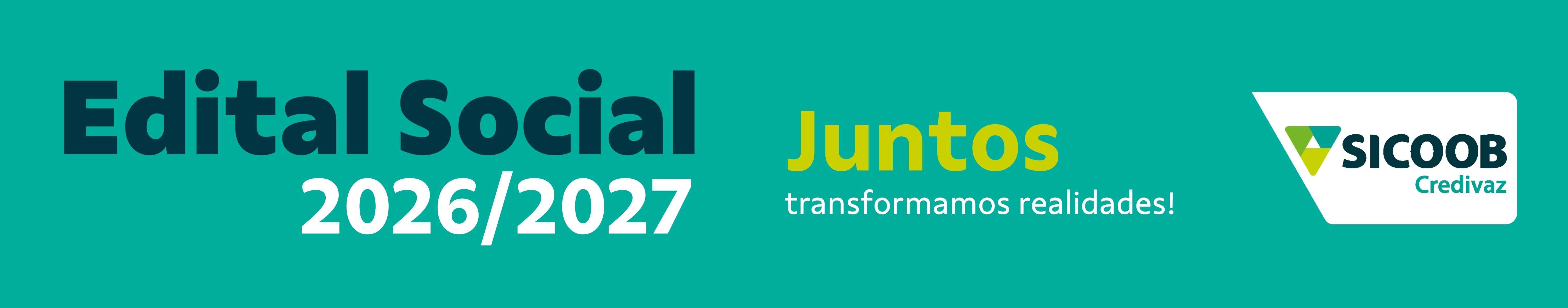 Edital Social 2026/2027