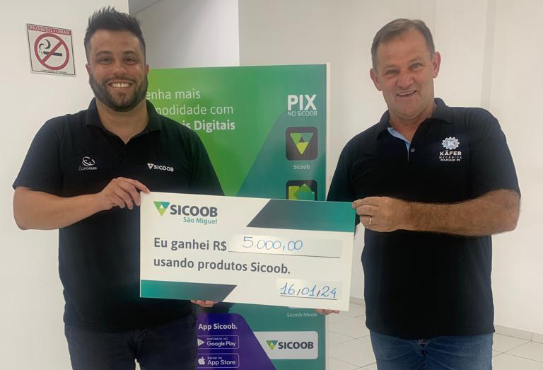 Associado da agência Sicoob de Soledade é contemplado com R$ 5 mil no Sorteio do Seguro PPR