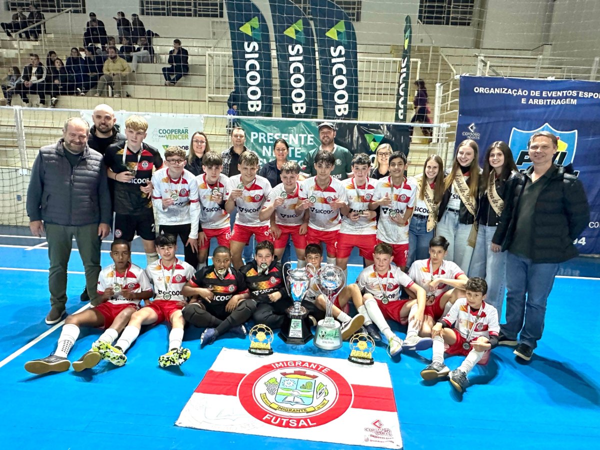 Seleção de Imigrante, campeã do Sub-15 na Série Prata