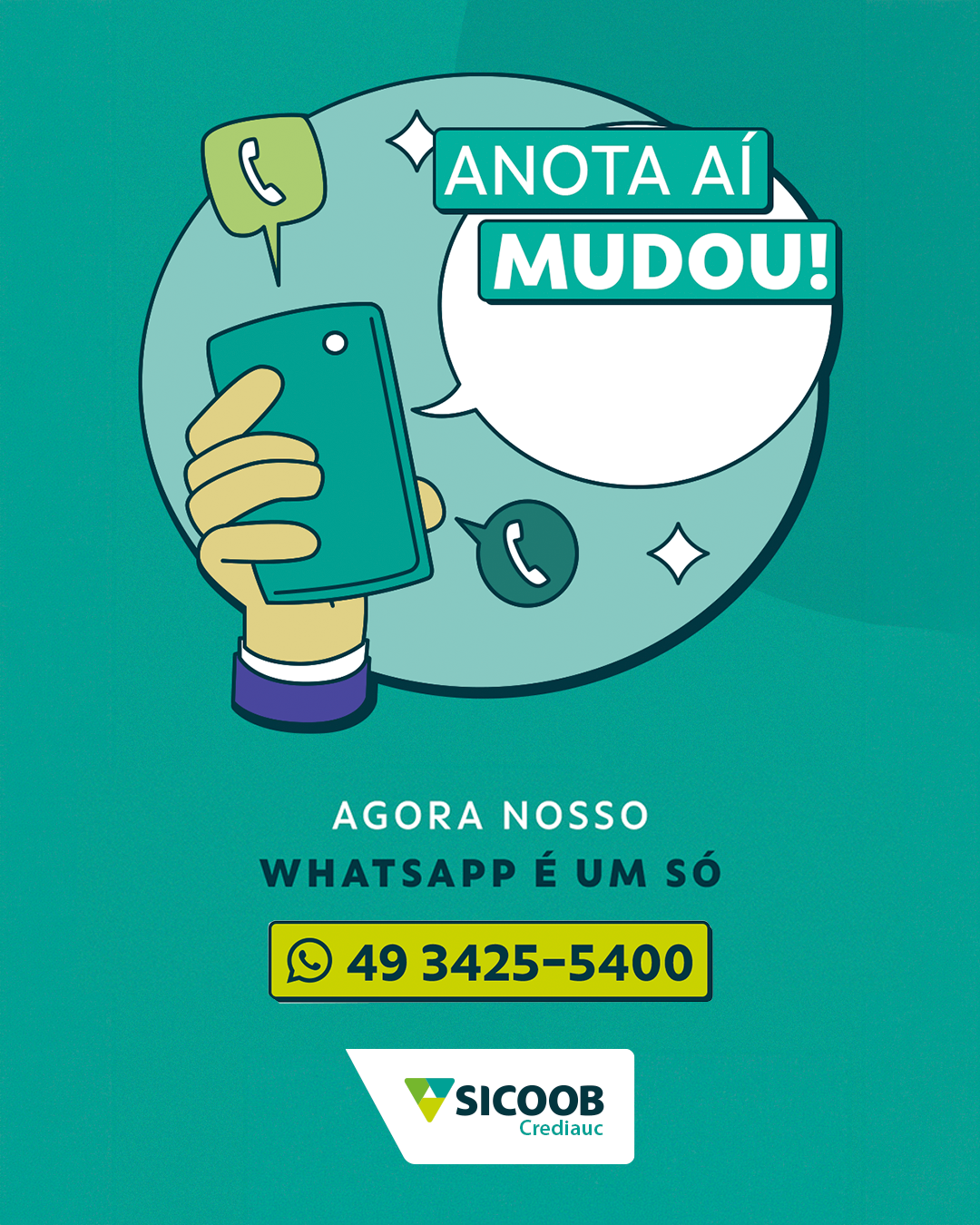 Sicoob Crediauc conta com Central de Relacionamento