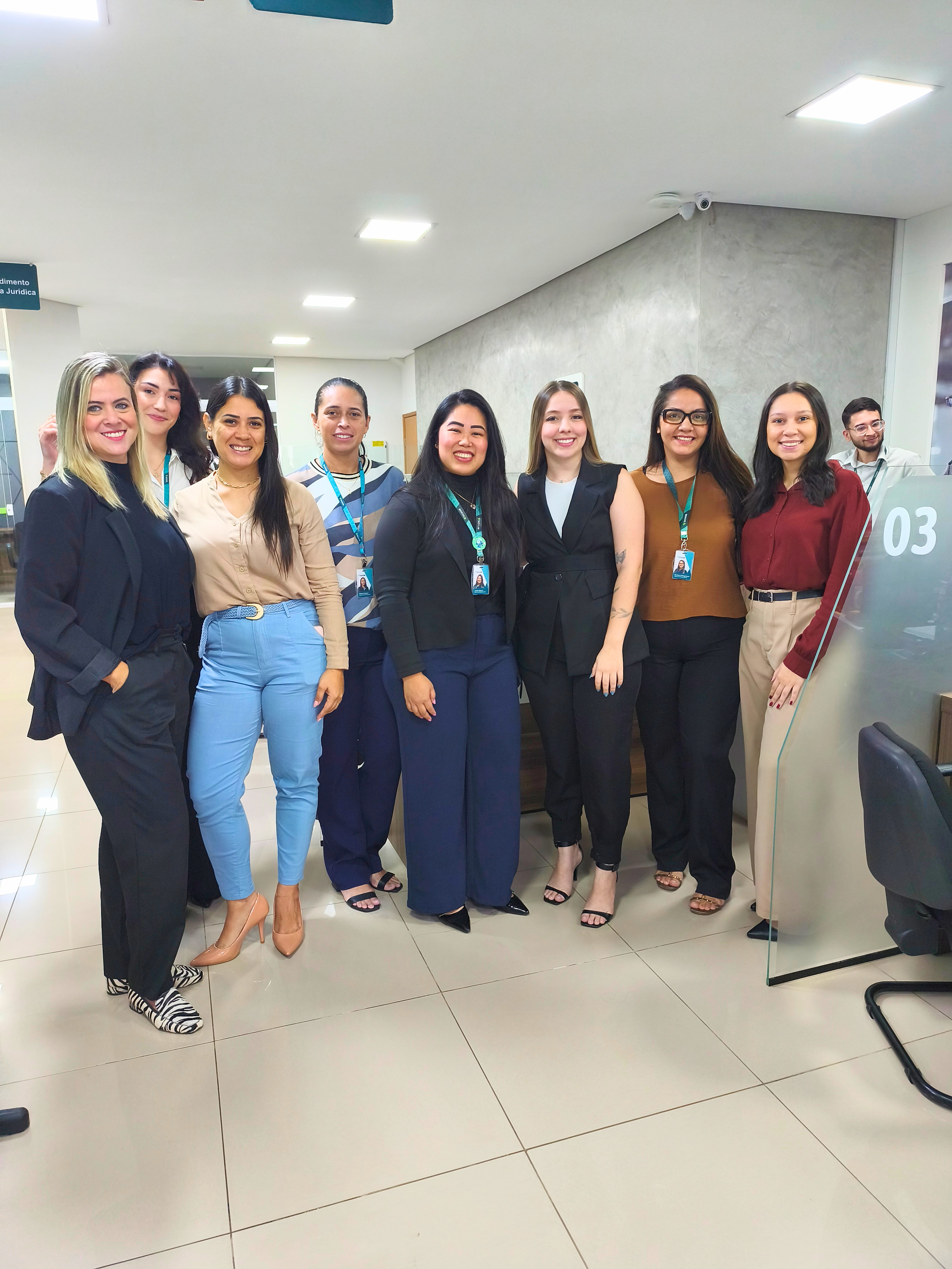 Colaboradoras do Sicoob Ipê na Agência Mato Grosso, em Campo Grande/MS.