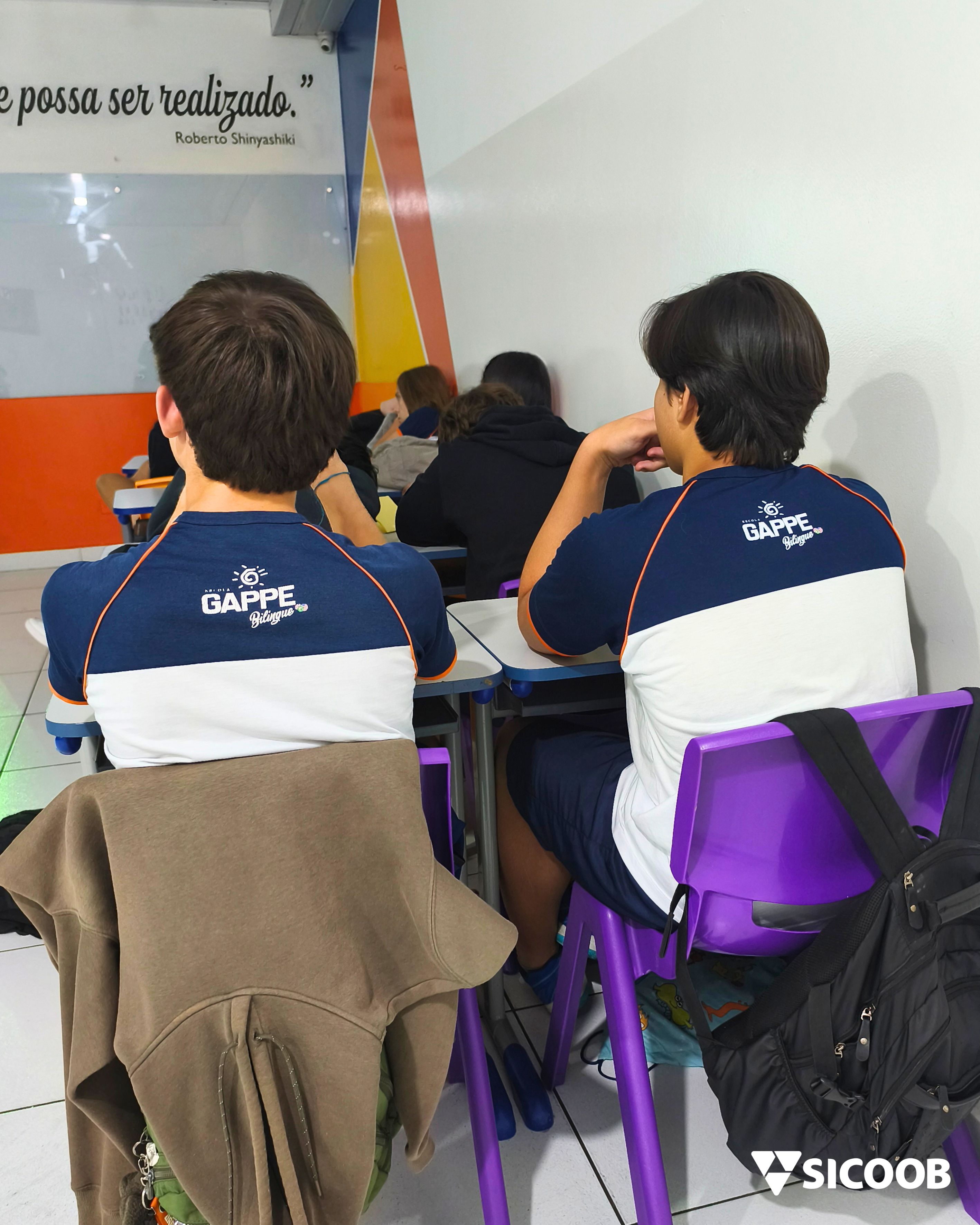 Alunos da Escola Gappe, em Campo Grande/MS.