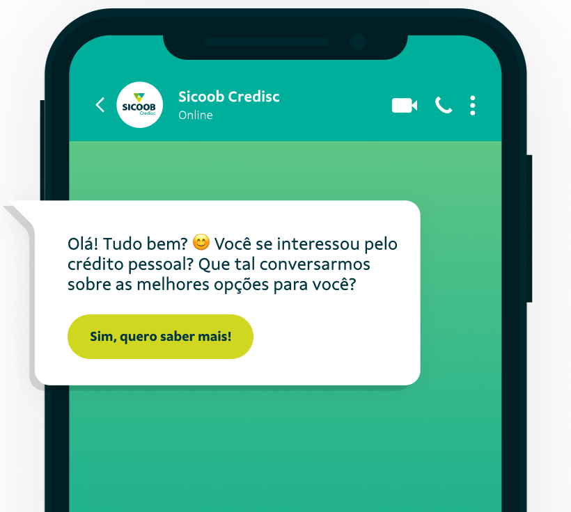 Você se interessou pelo crédito pessoal? Que tal conversarmos sobre as melhores opções para você? Clique para abrir a conversa no Whatsapp