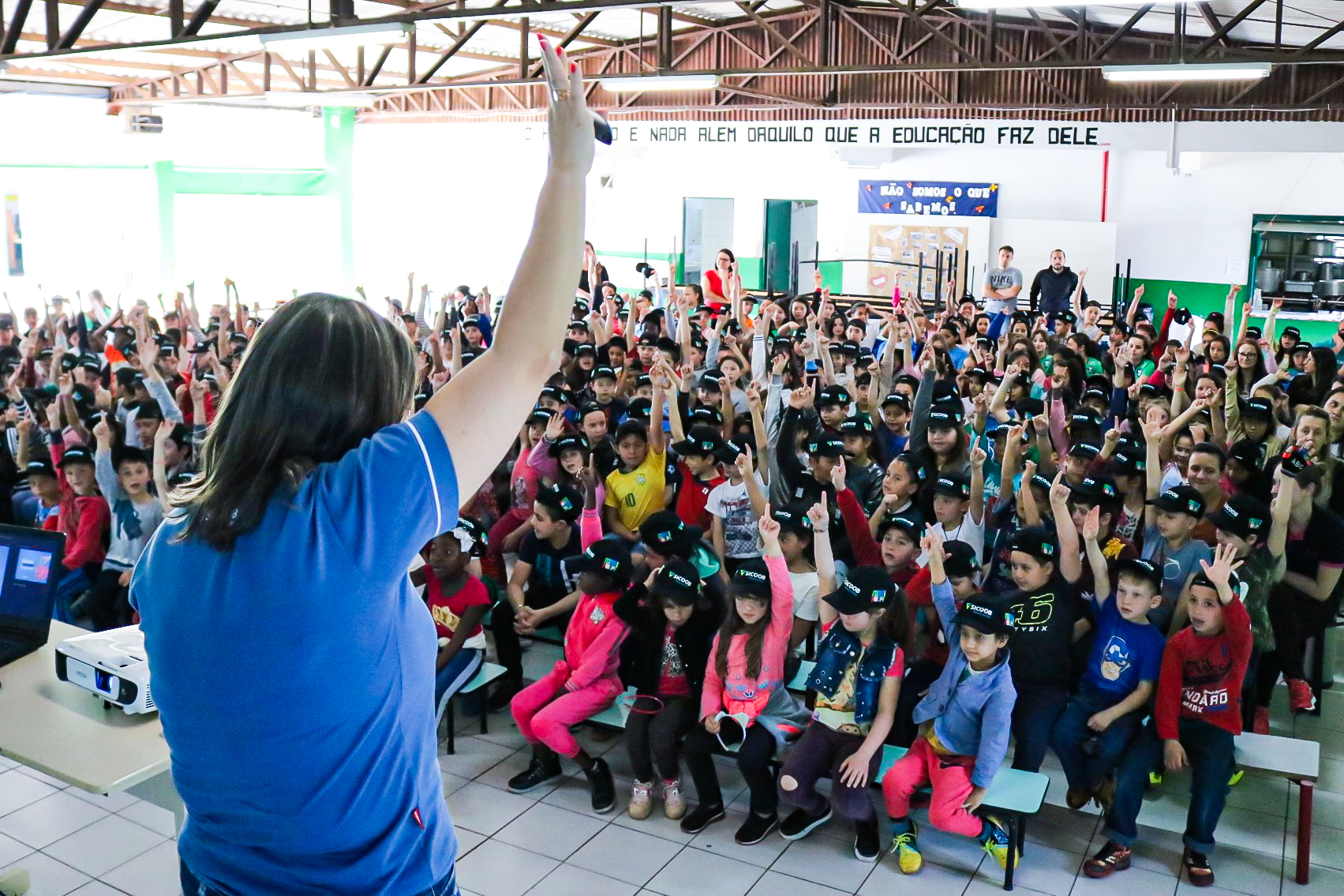 MaxiPoupe realizado em 2019 na Escola Jardim do Lago, de Chapecó
