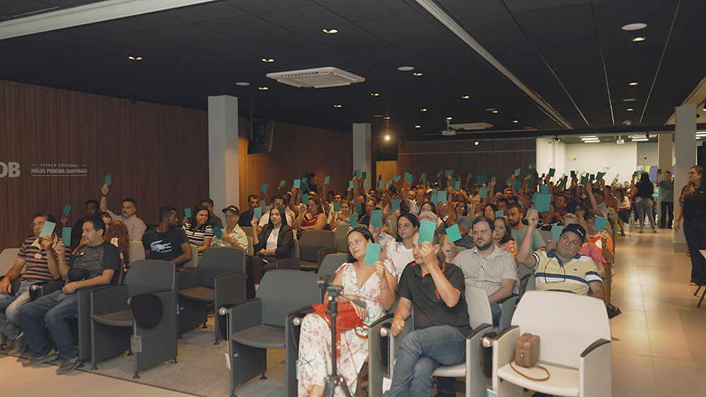 Público presente na Assembleia
