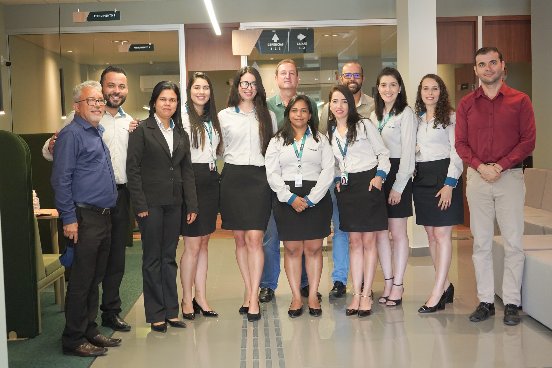 Inauguração da nova agência de Dom Silvério