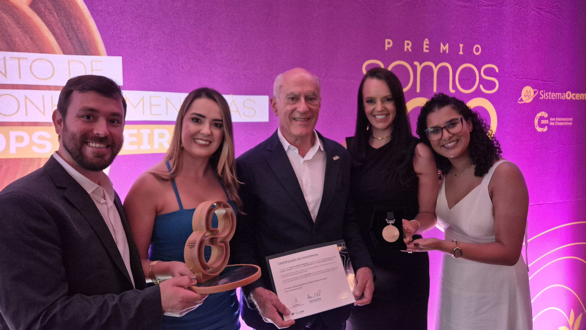 Cooperativa foi premiada na categoria Prata, no nível Primeiros Passos