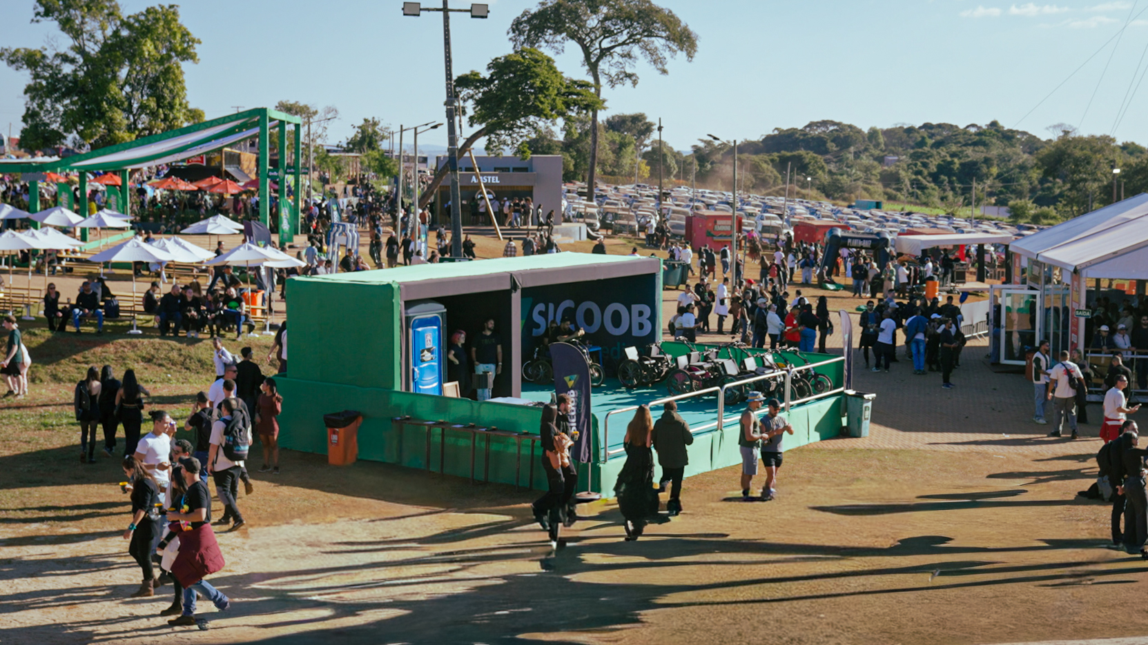 Espaço acessibilidade do Sicoob Credivar no STL Festival