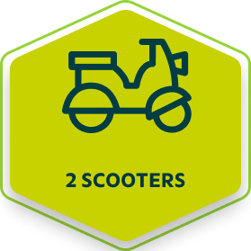 2 SCOOTERS