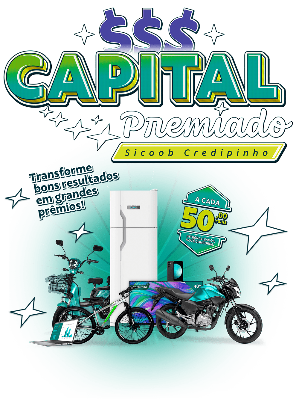 Promoção Sicoobcard Premiado Bahia. Mais de 1 milhão de pontos coopera e um carro 0km.