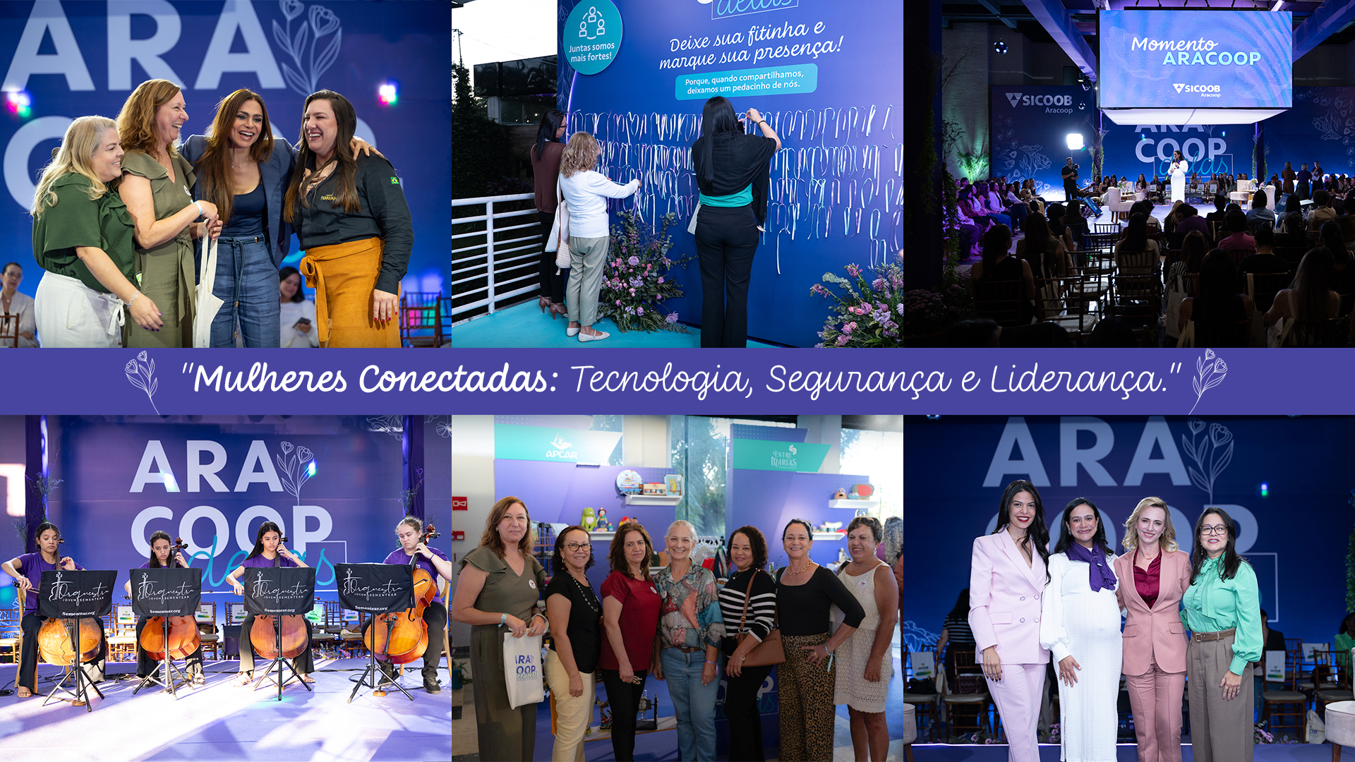 Mais de 400 mulheres participaram da 3ª edição do Aracoop Delas, um encontro marcado por inspiração, conexões e fortalecimento da liderança feminina.