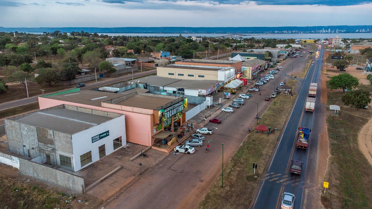 A futura agência do Sicoob Tocantins em Luzimangues