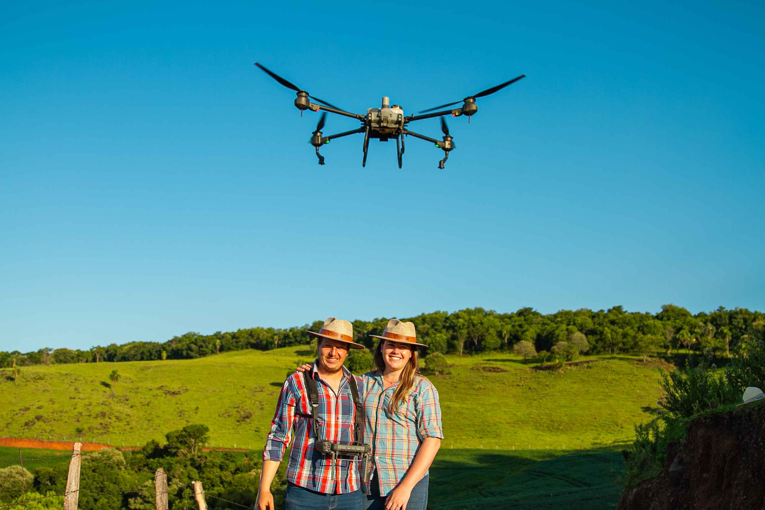 Marcus Dolibaina e Luciéle Lemes, cooperados do Sicoob Integrado