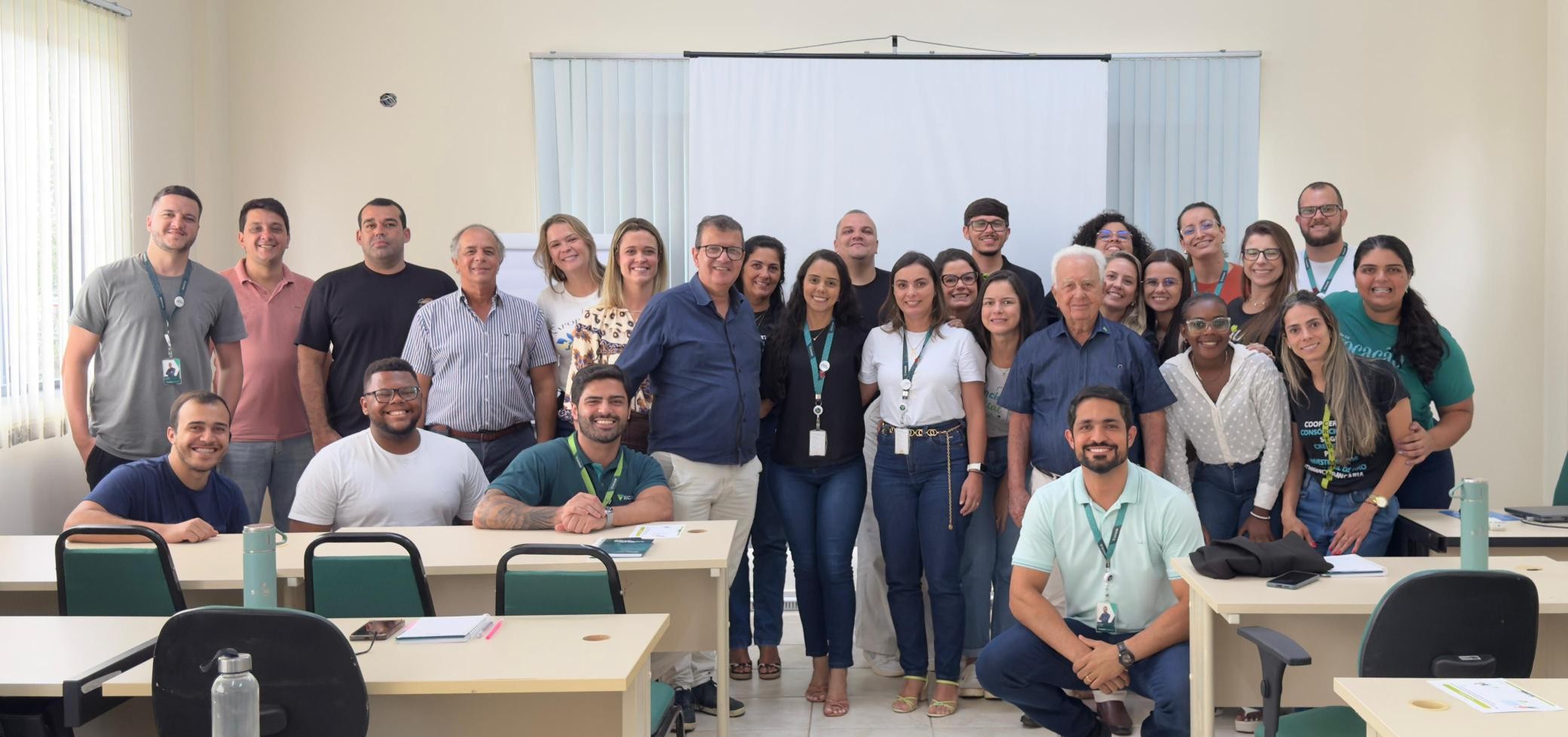 Diretoria e Presidente do Conselho prestigiam treinamento
