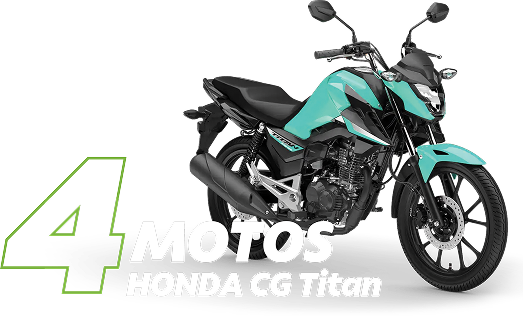 4 motos Honda CG Titan