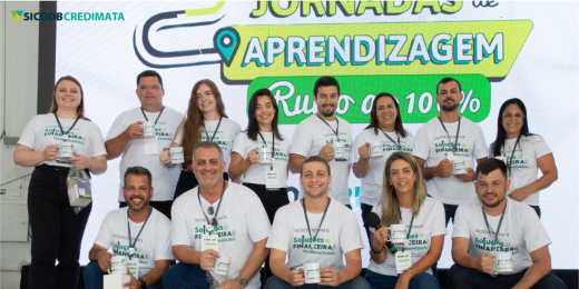 Colaboradores destaque na Jornada de Aprendizagem Sicoob