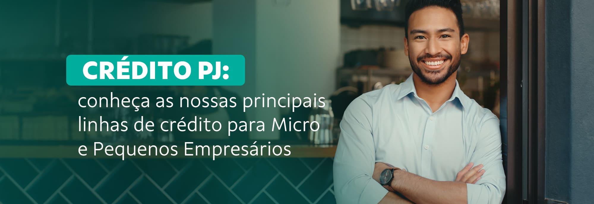 Crédito PJ: conheça as nossas principais linhas de crédito para micro e pequenos empresários