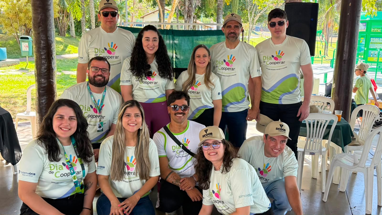 Sicoob Credipontal promove ação do Dia de Cooperar no Parque do Sabiá, em Uberlândia