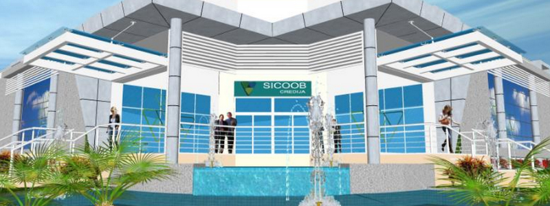 Projeto da futura agência Sicoob Credija de Araranguá