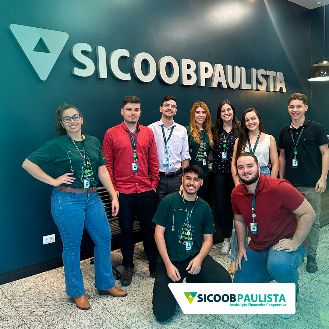 Colaboradores em palestra online.