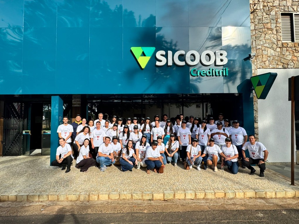 Sicoob Creditril reuniu cooperados para realizar a ação em Uberlândia