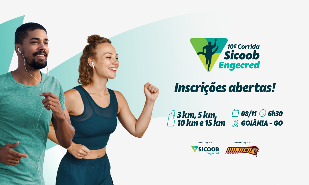 10ª Corrida Sicoob Engecred - Inscrições abertas