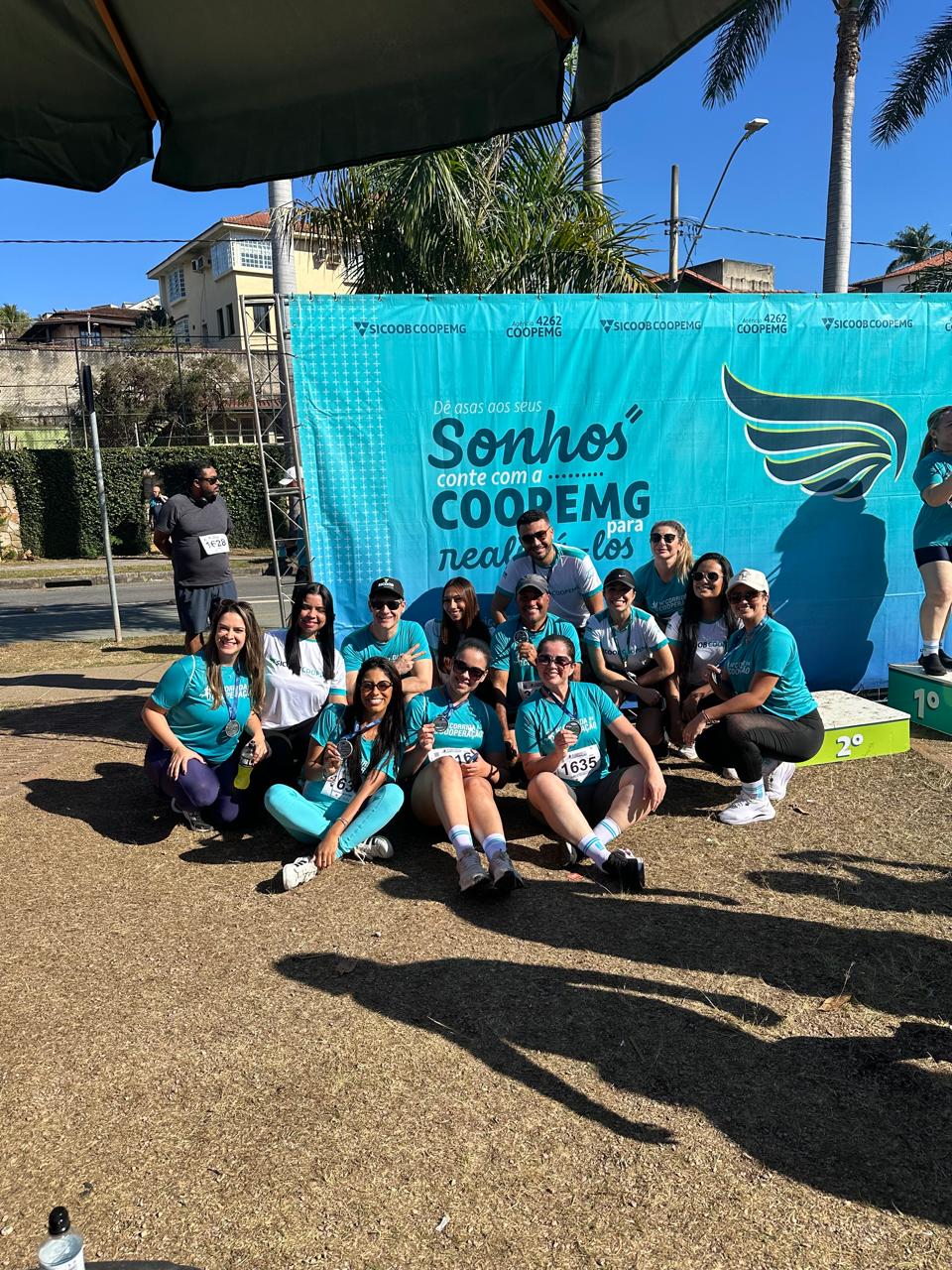 Sicoob Coopemg marca presença na 14º Corrida da Cooperação