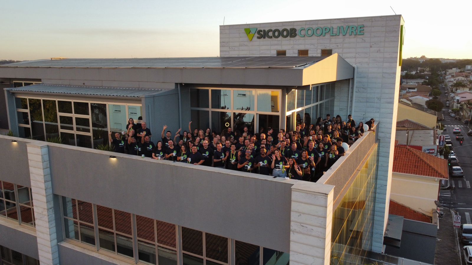 Colaboradores do Sicoob Cooplivre