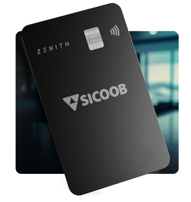 Cartão Sicoob Mastercard Black Zenith em ambiente de viagem