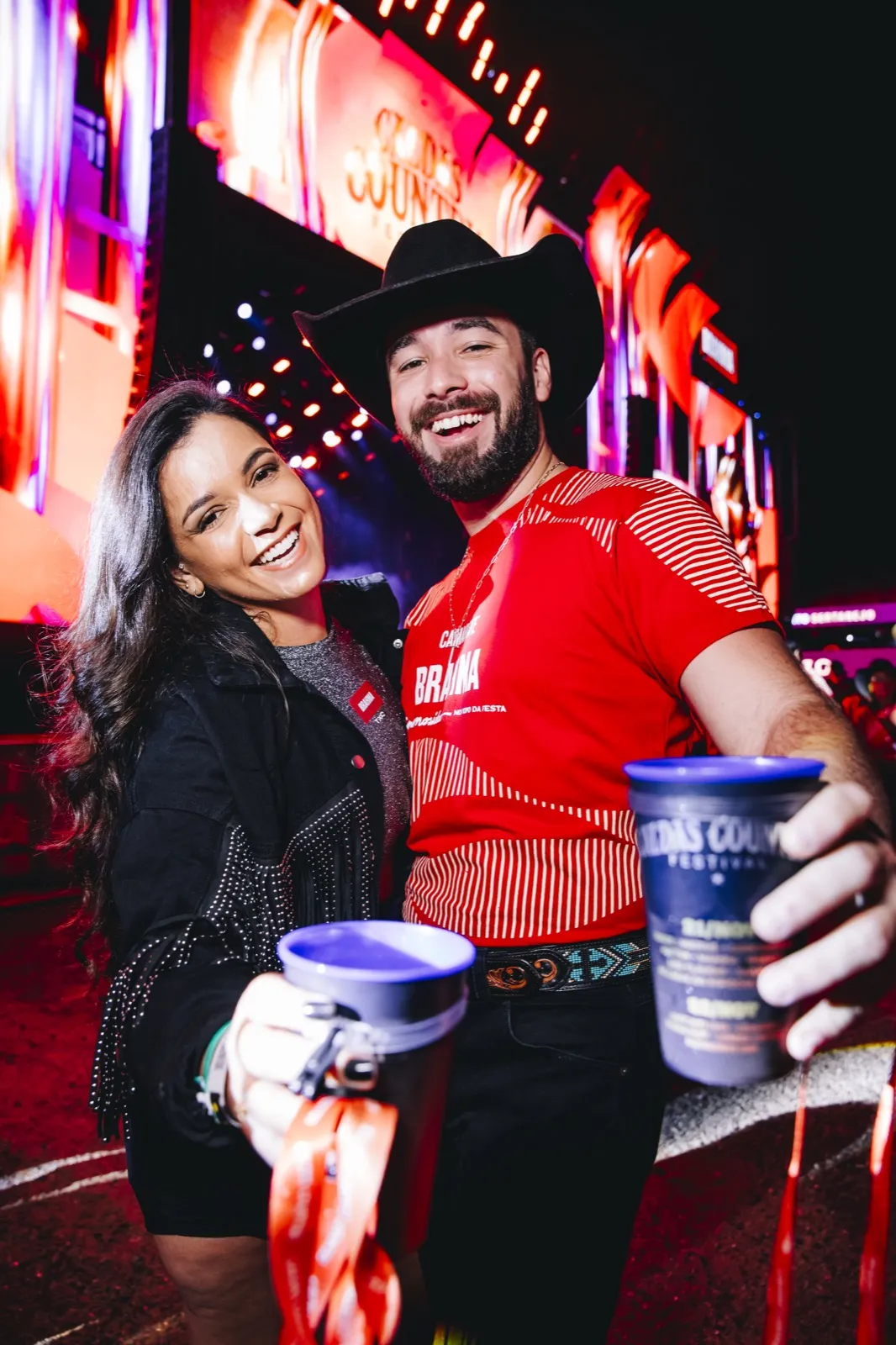 Cantor em apresentação