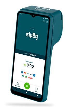 Maquina de cartão sicoob