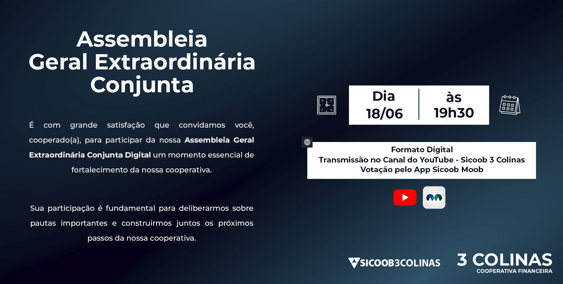 Assembleia Geral Extraordinária Conjunta Digital